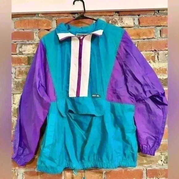 Vintage Pacific Trail Windbreaker Size Large - Picture 1 of 5